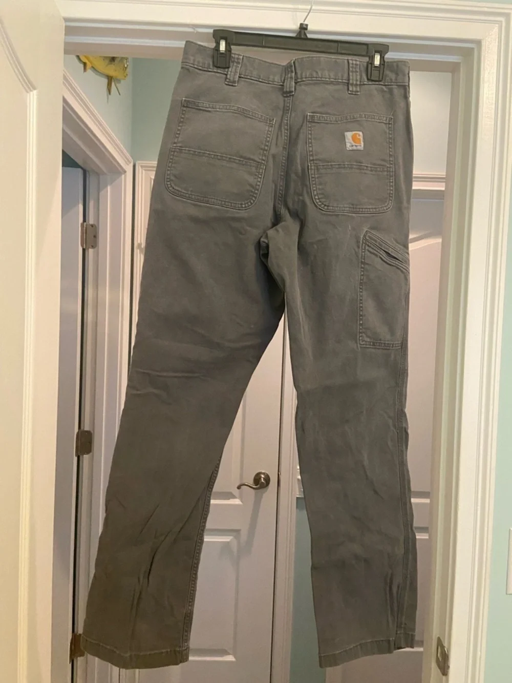 Carhartt Men's Relaxed Straight Rigby Pants in Gray